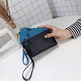 Cowhide Handbag Long Leather Bag Women's Purse