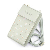 Women's Crossbody Bag Flower Print Money Clips