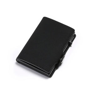 RFID Men Leather Wallet Slim Thin Wallet Money Bag Short Purse