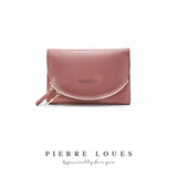 Women's Portable Wallet PU Leather Zipper Hand Purse