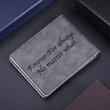 Personalized Photo Wallet Men Multifunction Short Small Bifold