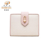 Women PU Leather Wallet Large Capacity Hasp Purses Multifunction Short Purse
