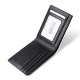 Real Cowhide Men's Wallet Short Walet Portefeuille Homme