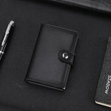 RFID Pull-out CardHolder Men Wallets Slim Metal Wallet Male Vintage Smart Purse