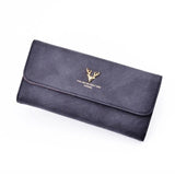 Long Ladies Wallet Soft PU Leather Large Capacity Clutch