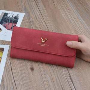 Long Ladies Wallet Soft PU Leather Large Capacity Clutch