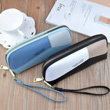 Women's Long Clutch Bag with Hand Strap and Zipper