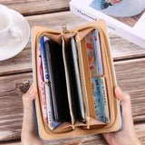 Long High-capacity Women's Handbag Zipper Mobile Phone Bag