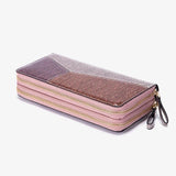 Zipper Women's Wallet Clutch Bag Purse Wristlets Mobile Phone Leather