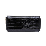 Crocodile Pattern PU Women's Wallet Zipper Clutch Multi-card Pocket