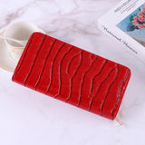 Crocodile Pattern Wallet Large Capacity Mobile Bag