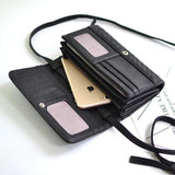Knitting PU Leather Clutch Wallet Women's Wallet