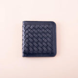 Sheepskin Woven Short Wallet Ultra Thin Soft Men's and Women's Mini Wallet