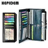 RFID Leather Long Wallet Women's