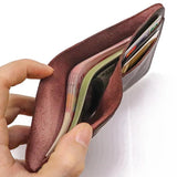 Vintage Minimalist Leather Men's Wallet