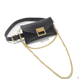Snake Pattern Mini Shoulder Bag for Women Small Wallet Phone Waist Bag