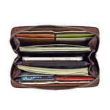 Embossed Ladies Wallet Long Multi-card Purse Clutch Bag