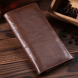 Vintage Style Cowhide Wallet Men's Casual Clutch