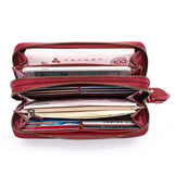 Leather Women Wallet Long Clutch Bag Rfid Blocking Wallet Ladies Wallet
