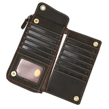 Men Wrist Clutch Bag Large Capacity High Cow Leather