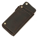Men Wrist Clutch Bag Large Capacity High Cow Leather