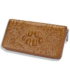 Crocodile Print Women's Purse Men's Casual Wallet