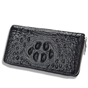 Crocodile Print Women's Purse Men's Casual Wallet