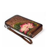 Vintage Embossed Long Wallet Multi-card Wallet Purse Clutch Bag