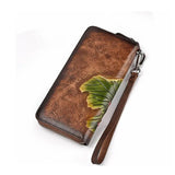 Vintage Embossed Long Wallet Multi-card Wallet Purse Clutch Bag