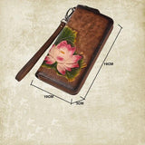 Vintage Embossed Long Wallet Multi-card Wallet Purse Clutch Bag