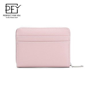 Women's PU Leather High Casual Wallet Large Capacity Mini Solid Multifunctional