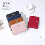 Women's PU Leather High Casual Wallet Large Capacity Mini Solid Multifunctional