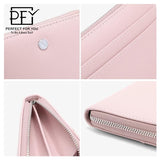 Women's PU Leather High Casual Wallet Large Capacity Mini Solid Multifunctional