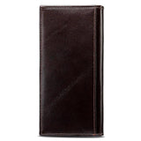 Men Cowhide Wallet Leather Purse Long Portmoney Billeteras Hombr