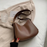 Saddle Small Shoulder Crossbody Bags for Women with Adjustable Wide Strap