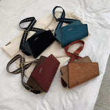 Frosted Shoulder Bag Women's Small Square Bag