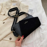 Frosted Shoulder Bag Women's Small Square Bag