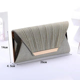 Sequined Clutch Wallet Women Chain Shoulder Totes