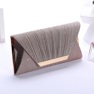 Sequined Clutch Wallet Women Chain Shoulder Totes