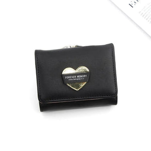 Short Wallets Multi-card Slot Large Capacity Bi-fold Wallet Grey Green Purse