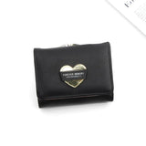Short Wallets Multi-card Slot Large Capacity Bi-fold Wallet Grey Green Purse
