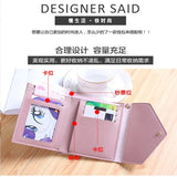 Tassel Short Wallet Women Purse Mini Lovely Wallet Student Clutch Bag