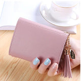 Tassel Short Wallet Women Purse Mini Lovely Wallet Student Clutch Bag
