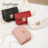 Solid Shoulder Crossbody Bag for Women Leather Female Casual Chest Bag