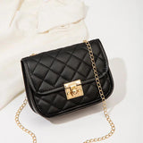 Solid Shoulder Crossbody Bag for Women Leather Female Casual Chest Bag