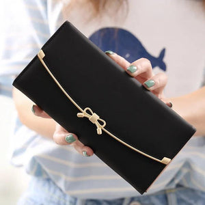 Women's Long-Form Buckle Wallet Multi-functional Hand Bag