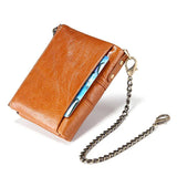 RFID Blocking Bifold Wallet with Zipper, Soft & Slim