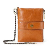 RFID Blocking Bifold Wallet with Zipper, Soft & Slim