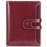 Women Wallet Leather Retro Oil Wax Cowhide Girls Wallet Short Zipper