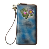 Women Wallet Leather Handword Lady Purse Money Bag CellPhone Pocket